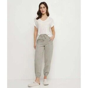 Rails Haven Joggers Women's XL Sage Green Pull-On Pants Pockets Elastic Waist